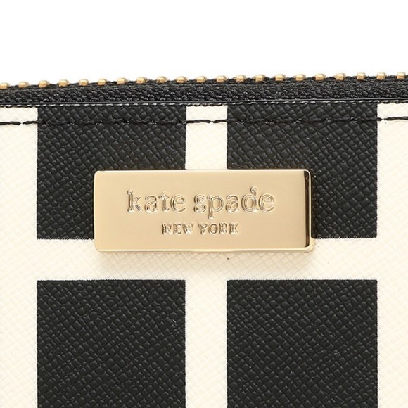 Kate Spade Laurel Way Printed Check Neda Wallet - Picture 6 of 8